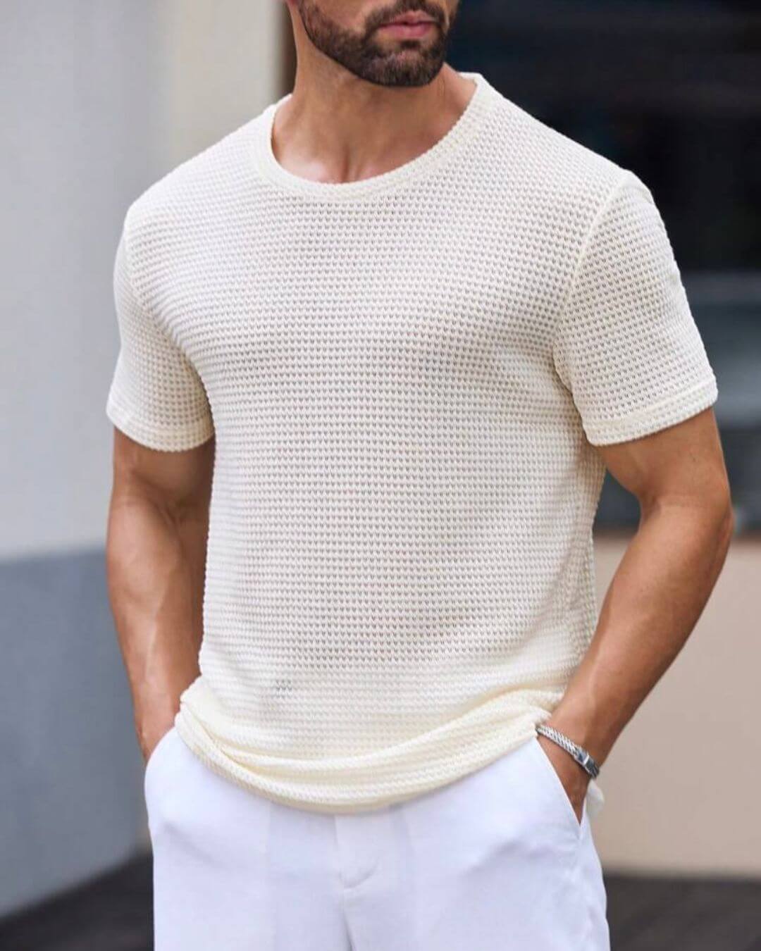 Camisetas texturizadas