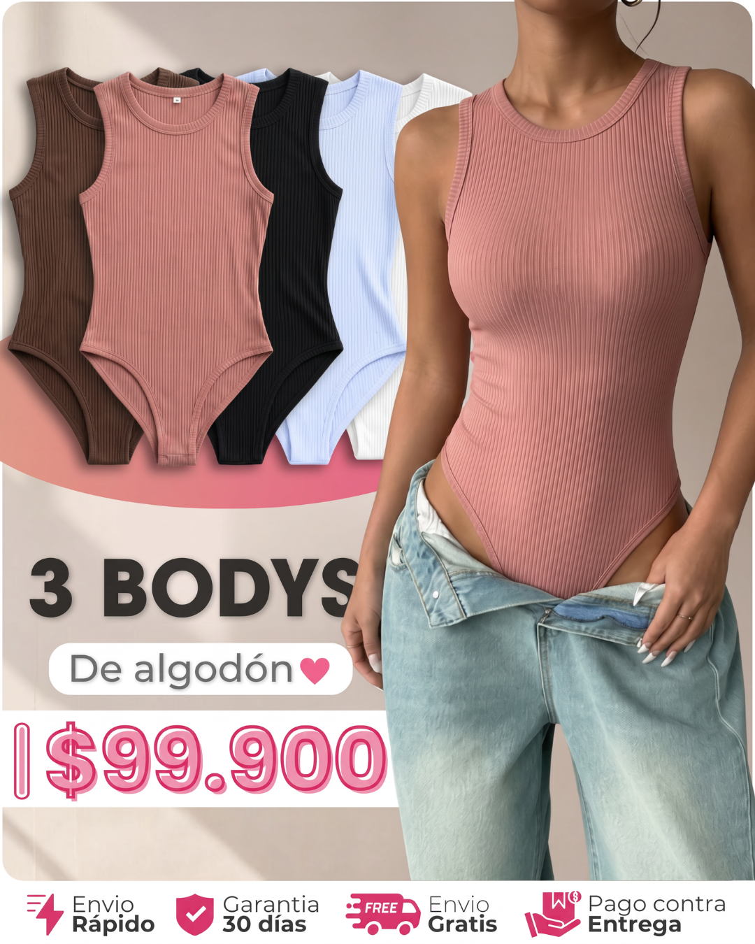 Bodys sin mangas