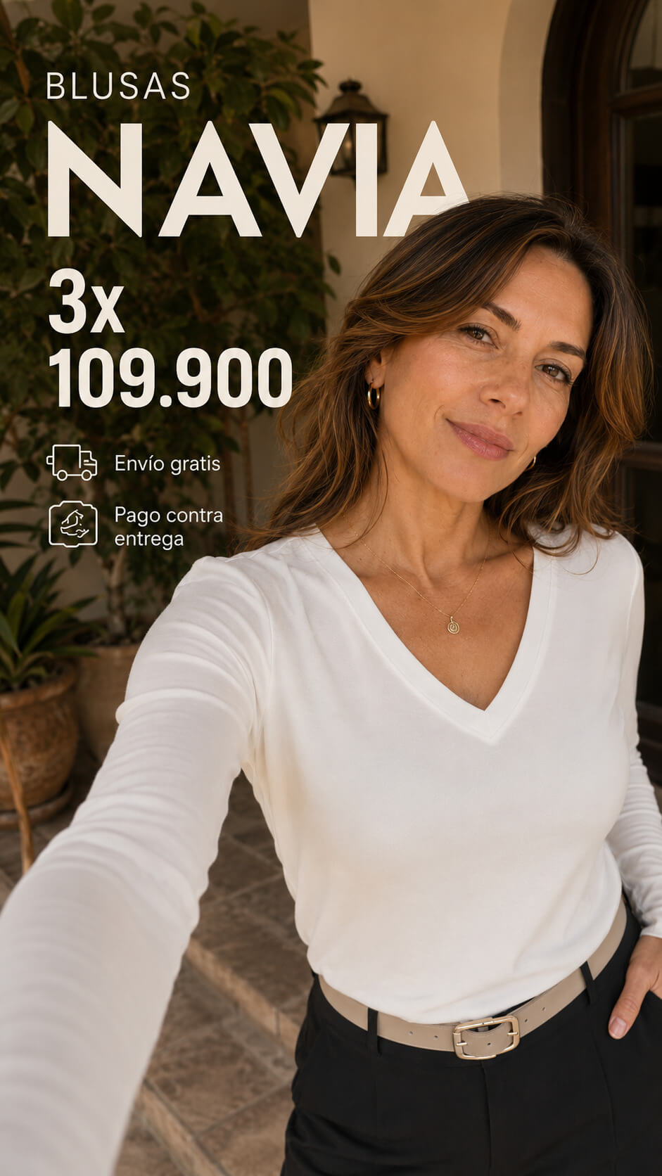 Blusas Navia