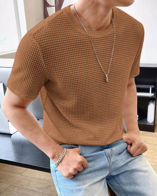 Camisas clásicas texturizadas