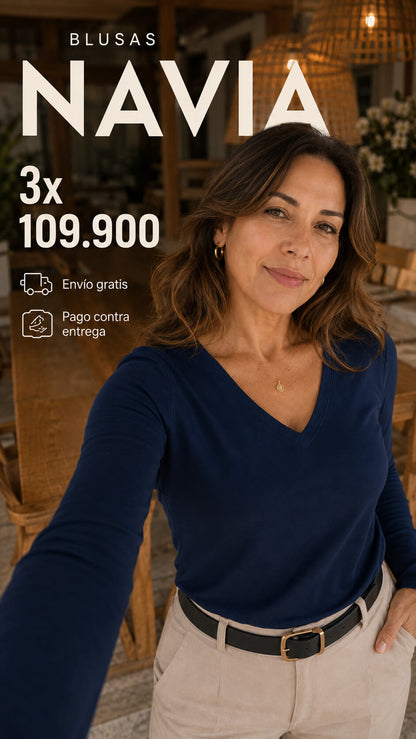 Blusas Navia